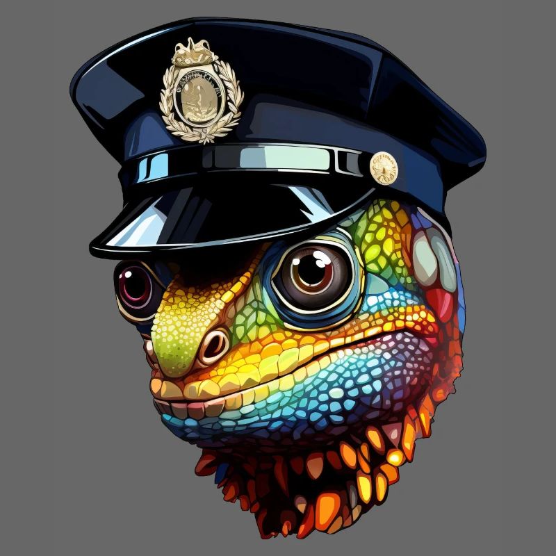 Chamäleon Polizei