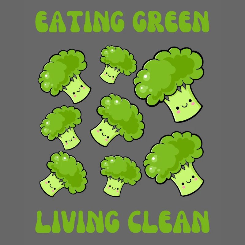 Végétarien, manger vert, vivre propre