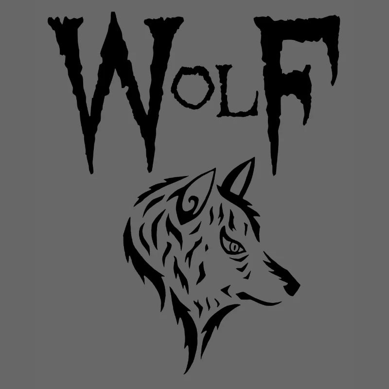 Schwarzer Wolf