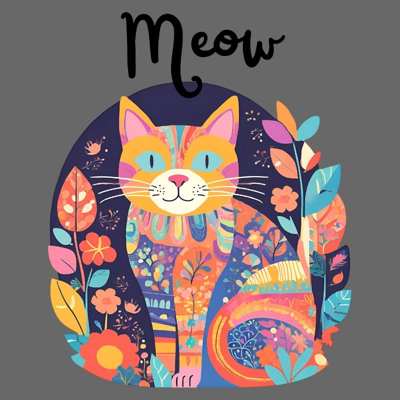 Bunte Katzen-Patchwork-Anthologie