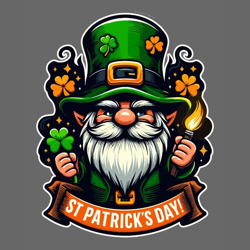 Lucky Gnome - Leprechaun de la Saint-Patrick
