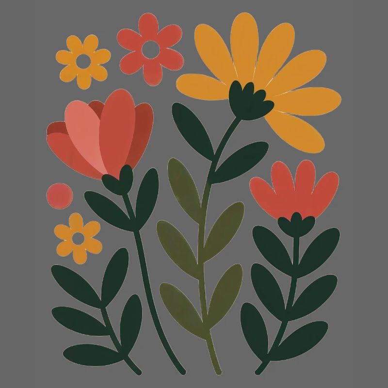 Boho Blumen – Blühende Harmonie