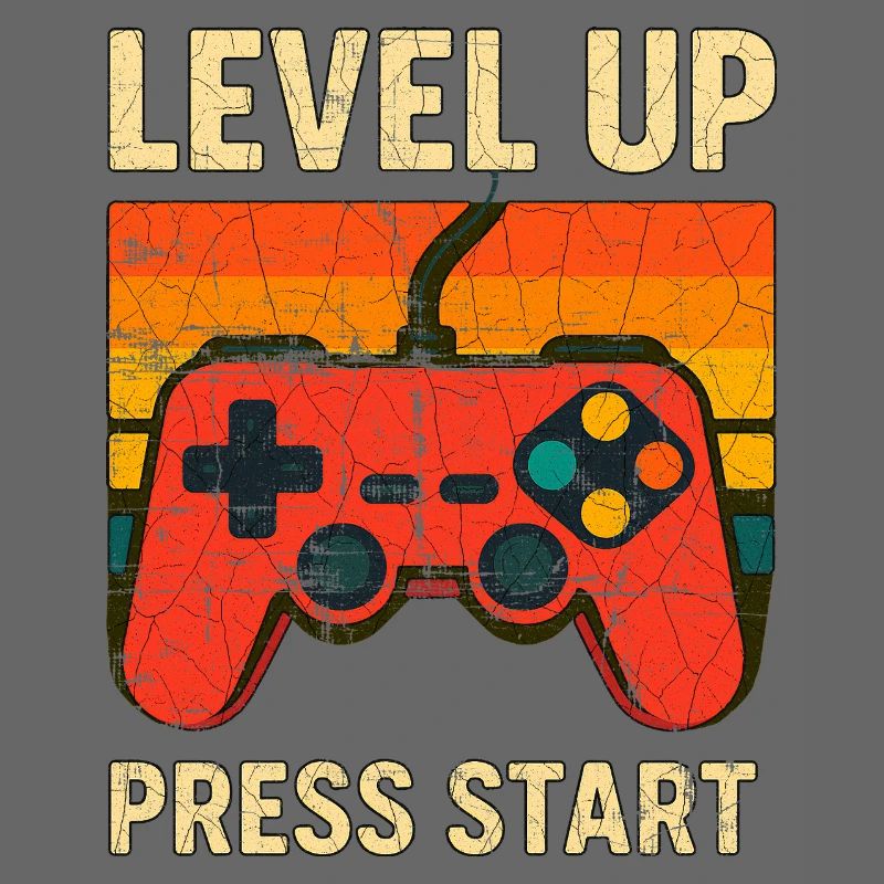 Montée de niveau Rétro Controller Art