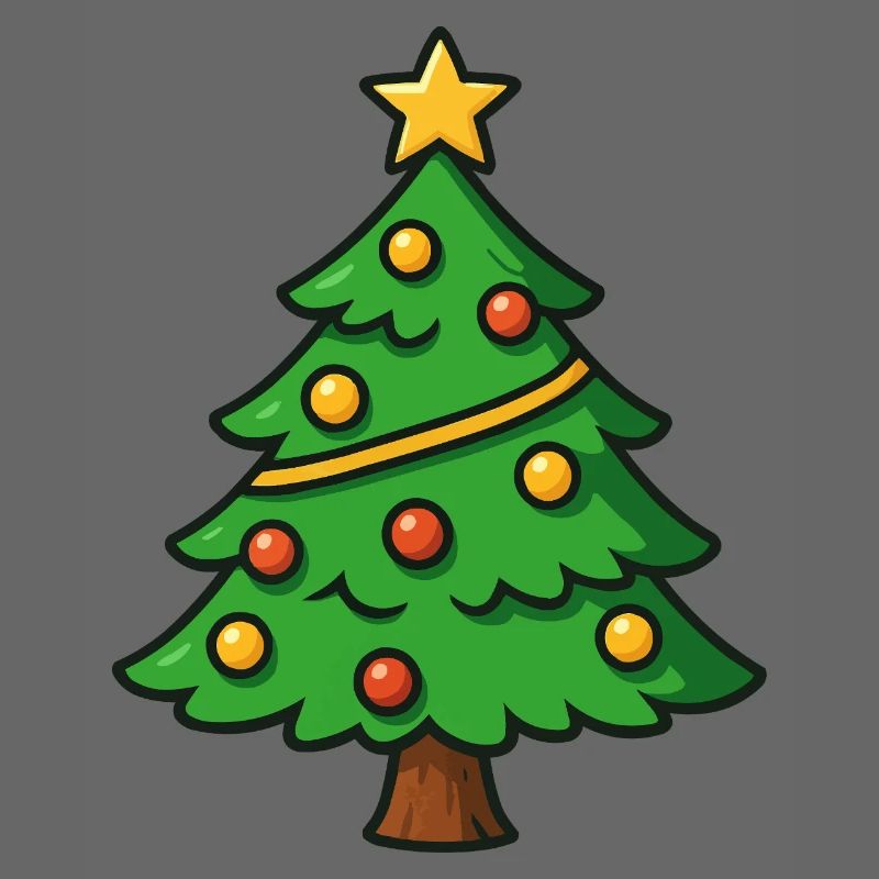 Weihnachtsbaum mit Stern