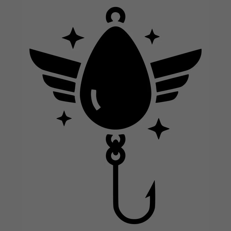 Holy Fishhook Wings Vector
