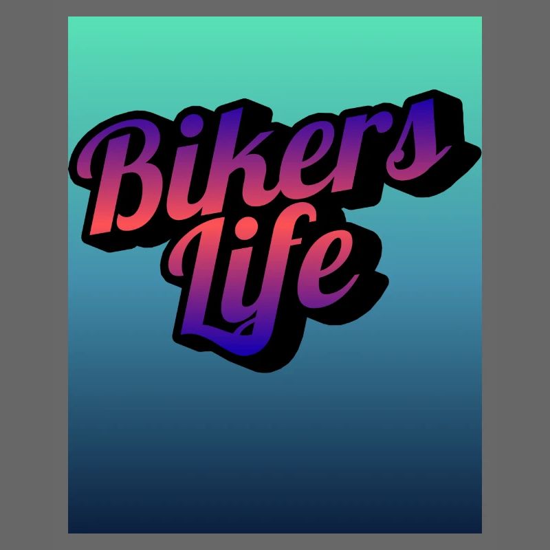 Gradient de la vie de motard