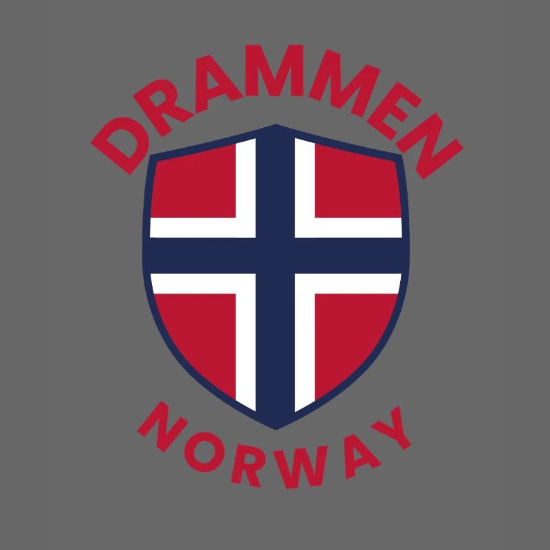Drammen-Norwegen-Schildemblem