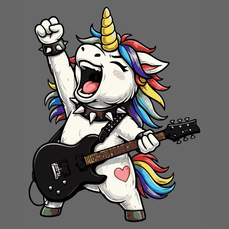 Regenbogen-Einhorn-Rocker