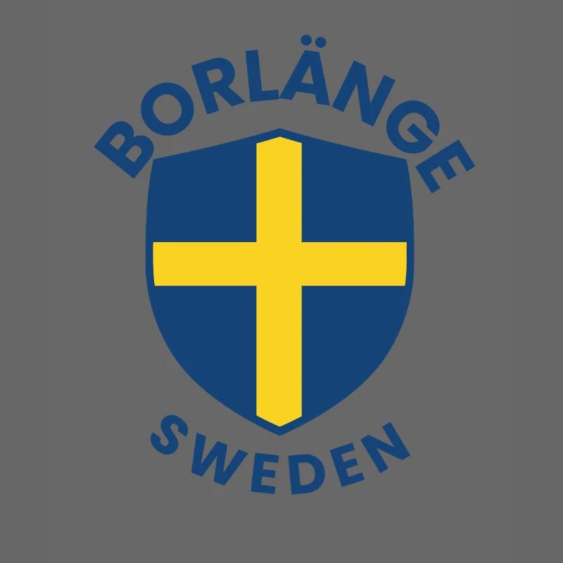 Bouclier Borlänge : Conception du drapeau suédois
