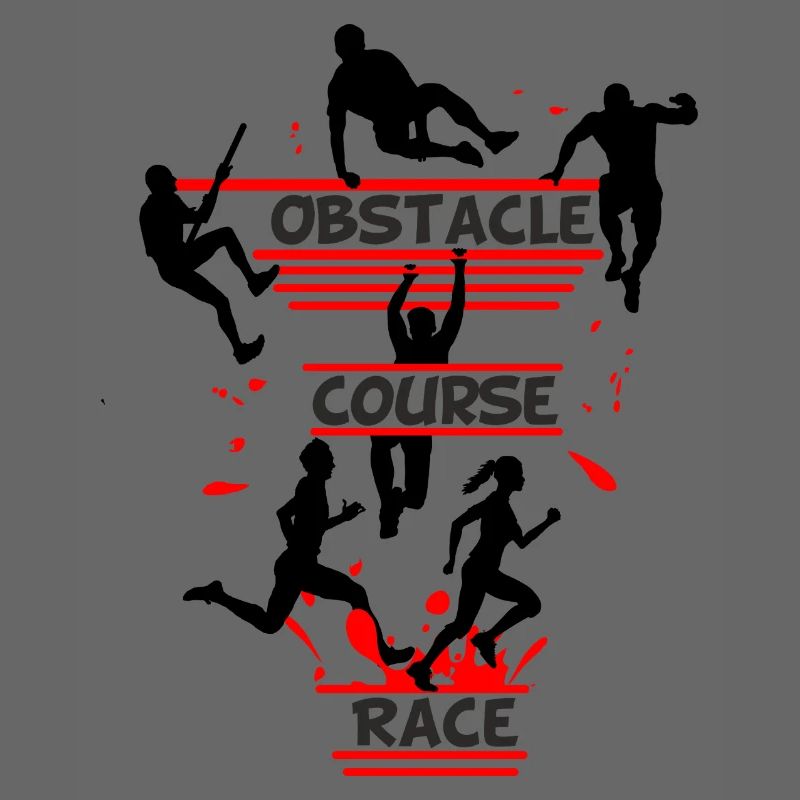 Course d’obstacles – Silhouette Full Action