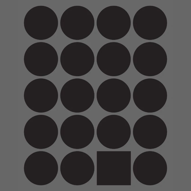 Geometric Dot Grid with a Square