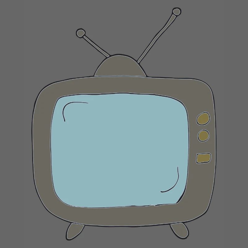 fernseher comicstyle