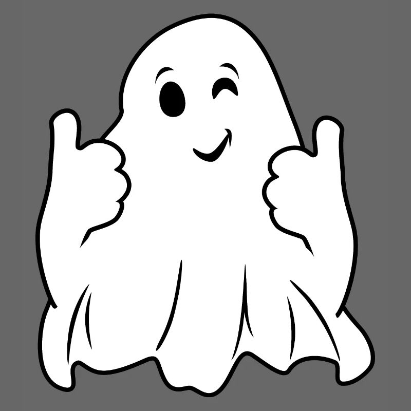 Winking ghost