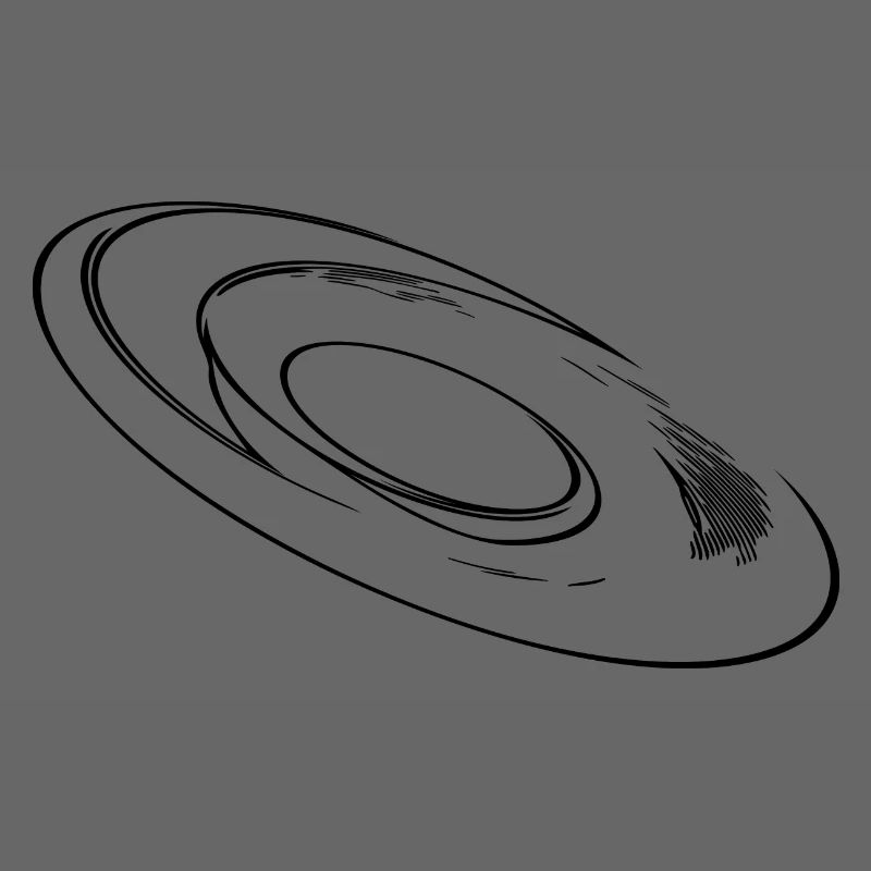 Geometric three-dimensional circular disk
