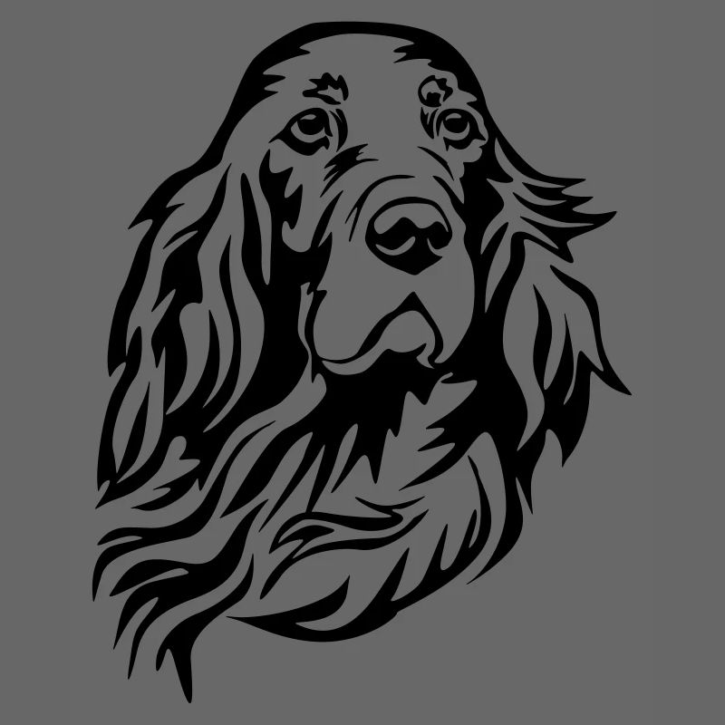 Irish Setter Kopf
