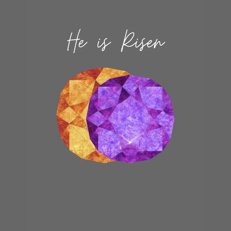 He is Risen Geometric Gem
