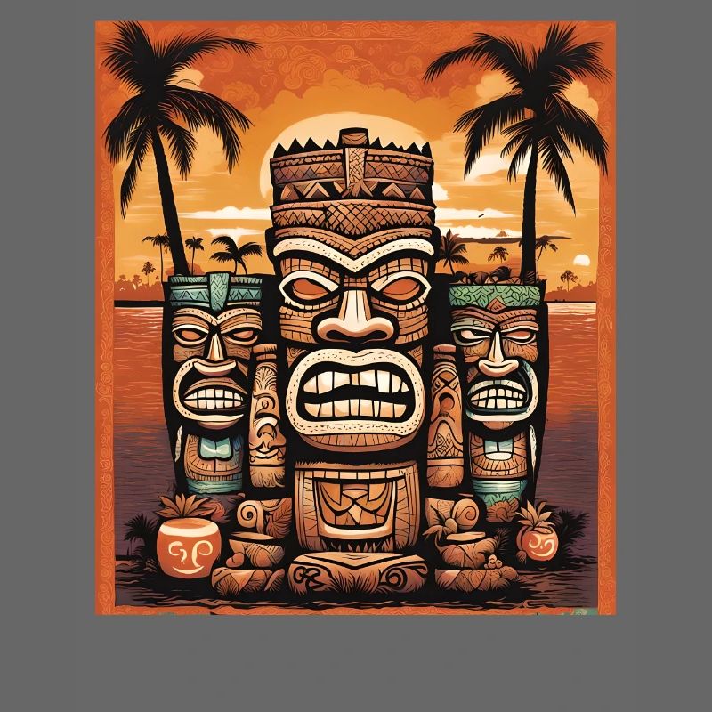Tiki Statuen