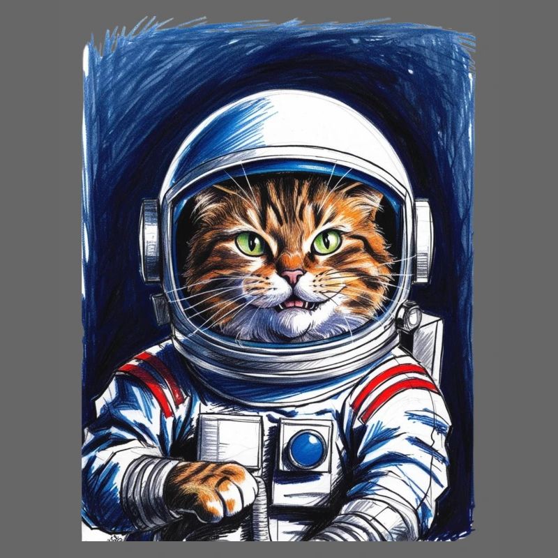 Astronaute Chats Cadeau de l’Espace