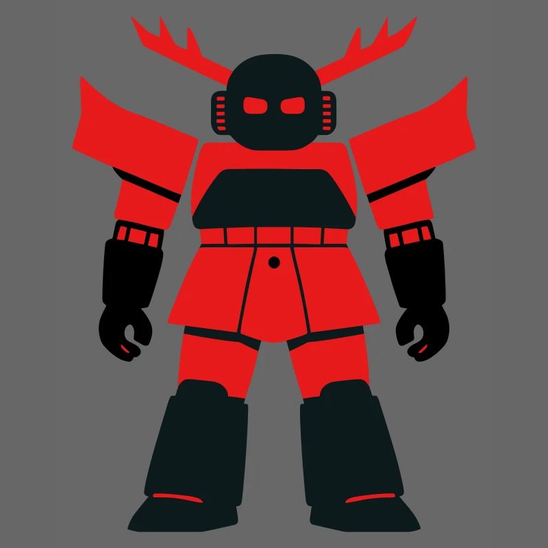 Samurai Robo mit Geweih