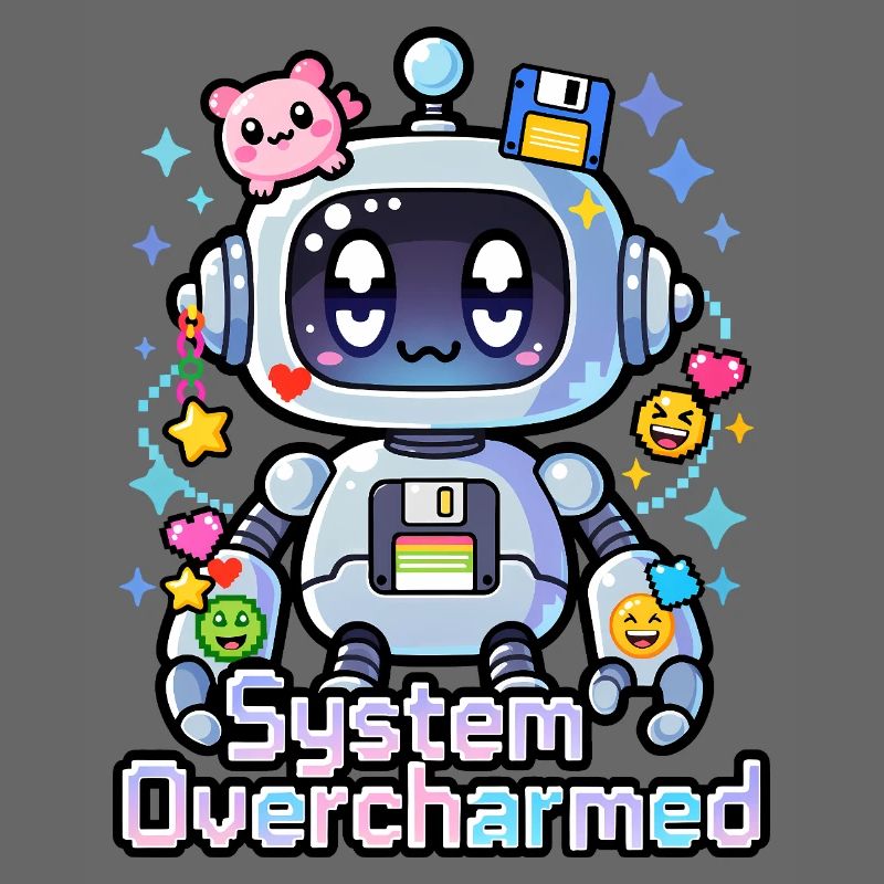 🤖 - Système surcharmé – Robot avec des breloques numériques