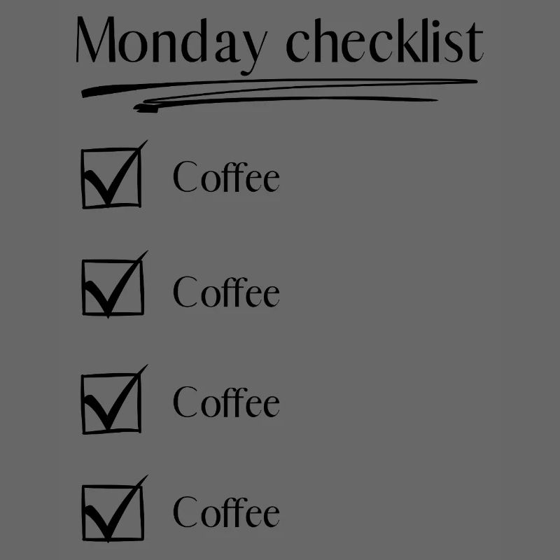 Liste de contrôle du lundi – Café Café Café
