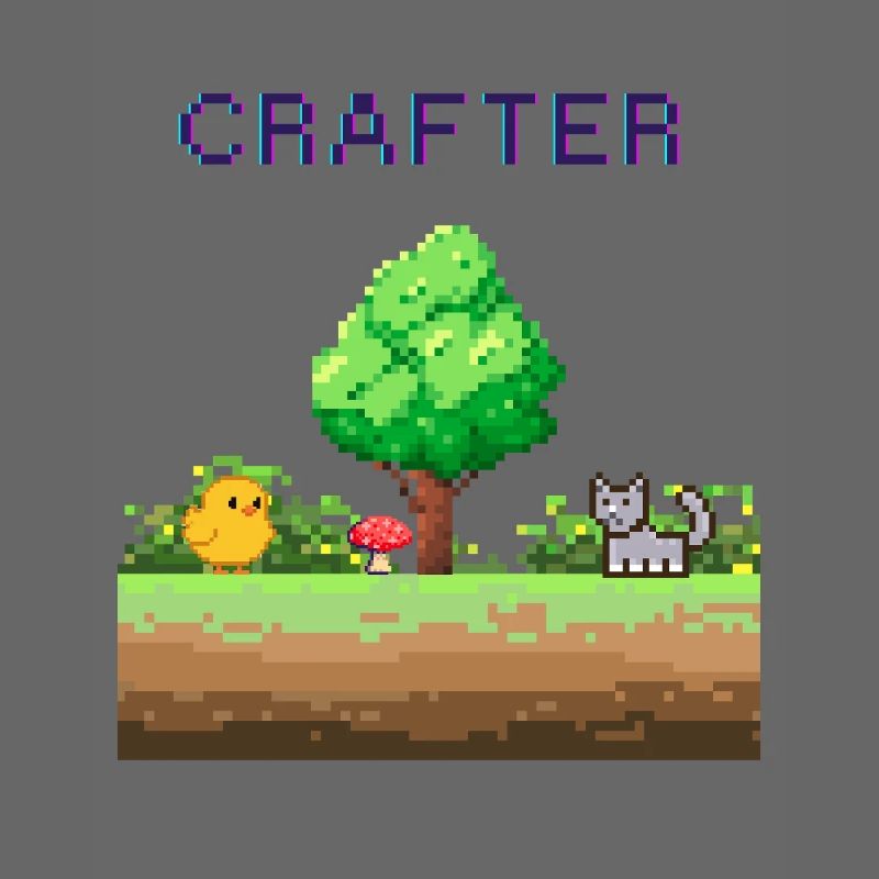 Aventure en forêt de Pixel Crafter