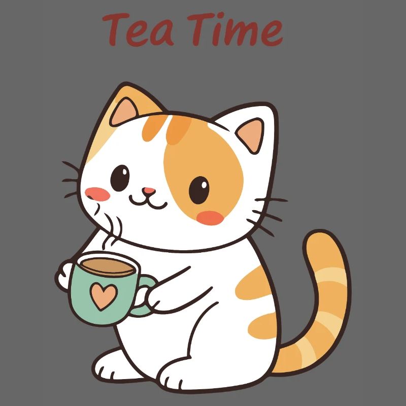 Chat Tea Time Doux