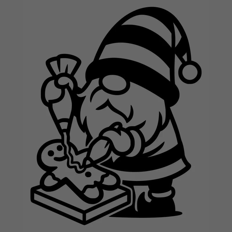 Gingerbread Baking Gnome