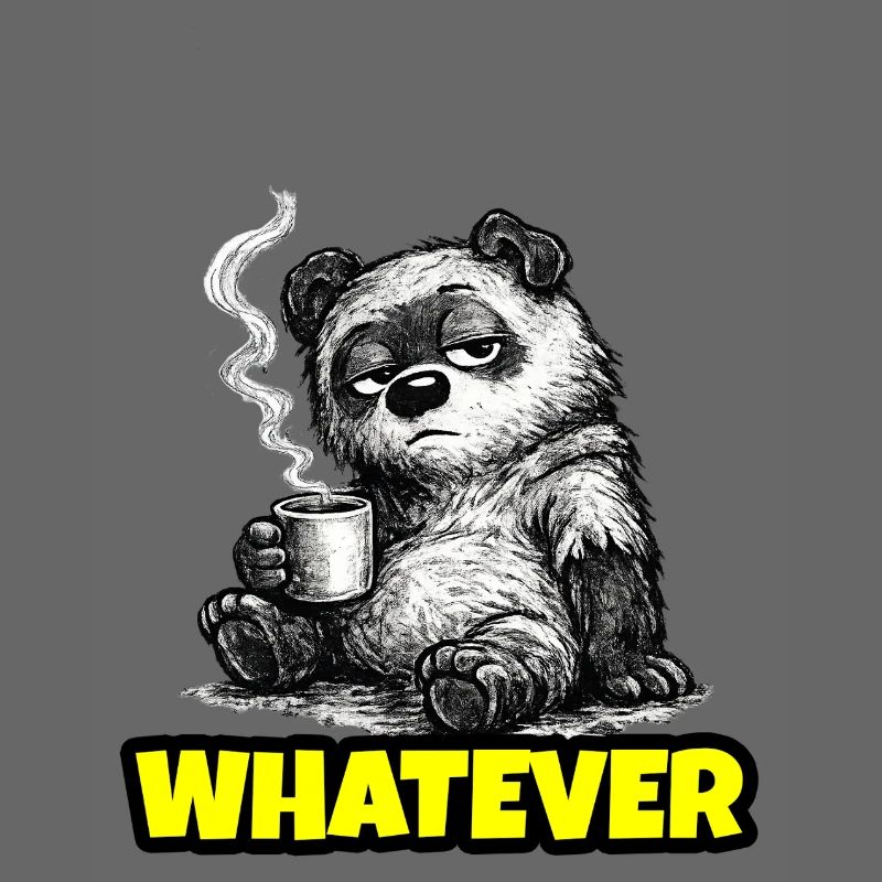 Whatever – Grumpy Bear Coffee (Sketch)