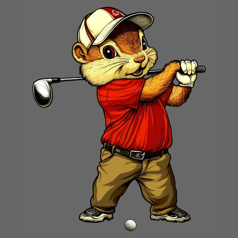 Streifenhörnchen Golf