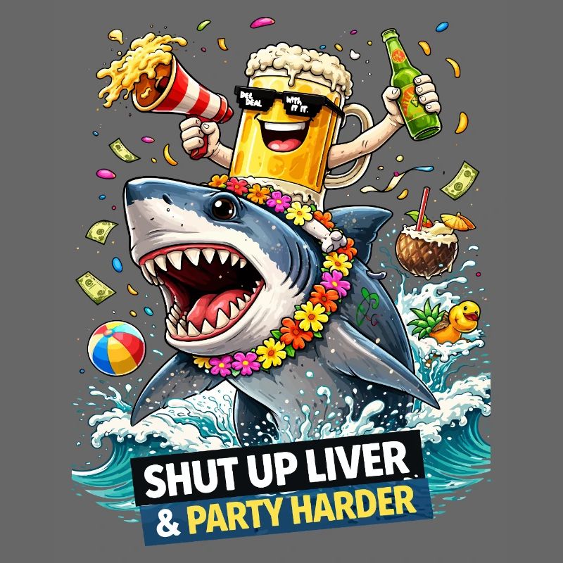 Fête du requin : Shut Up Liver Tee