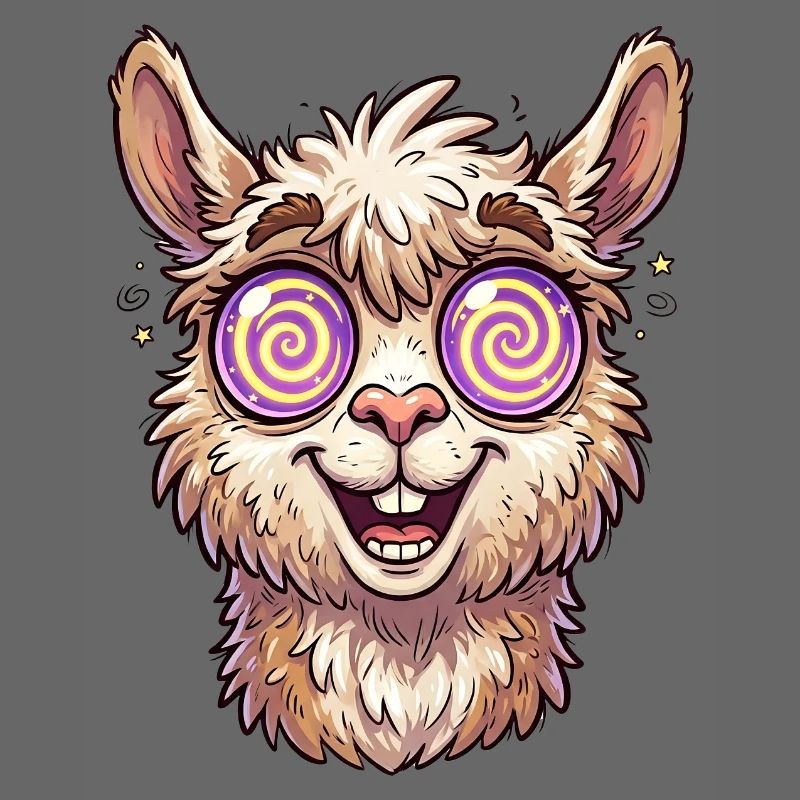 Cosmic Spaced-Out Llama