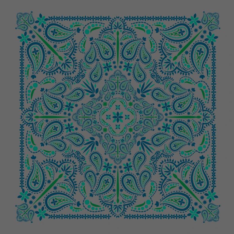Paisley Modèle - Mandala, Mosaïque, Impression de fleurs