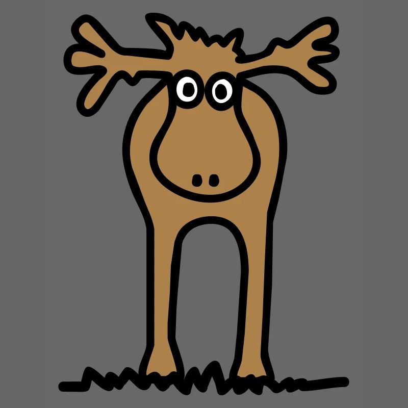 Lustiger Elch oder Rentier?