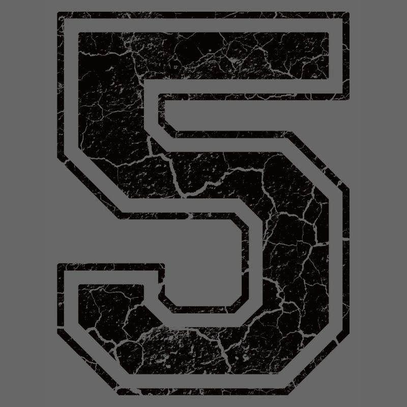 5 five fuenf black schwarz (uk)