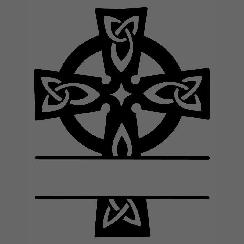 Keltisches Kreuz Monogramm Logo