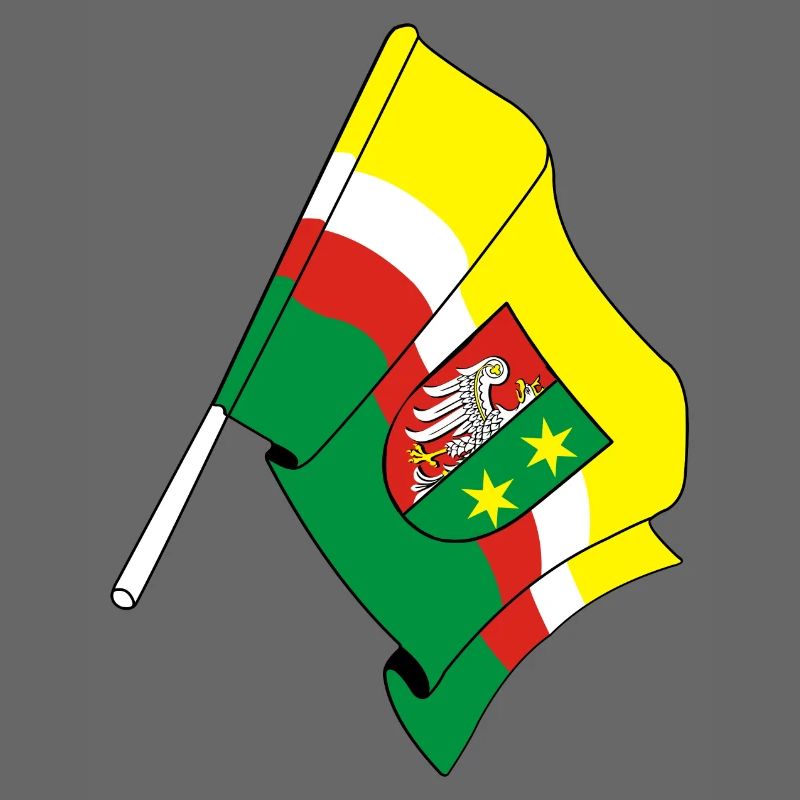 Drapeau : Lubusz Pologne