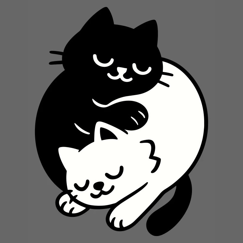 Chats Ying-Yang #2