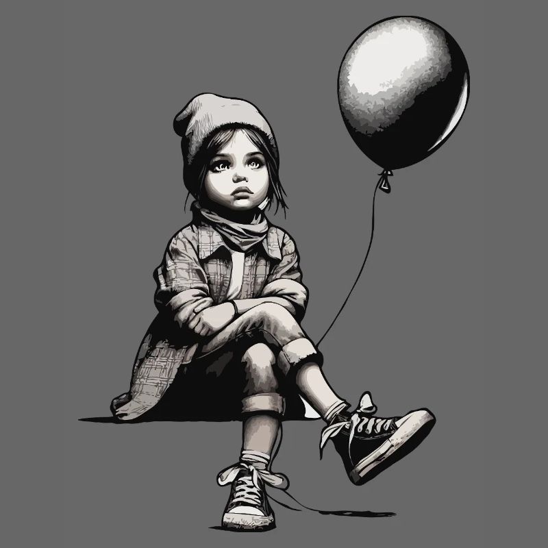 Mädchen mit Luftballon