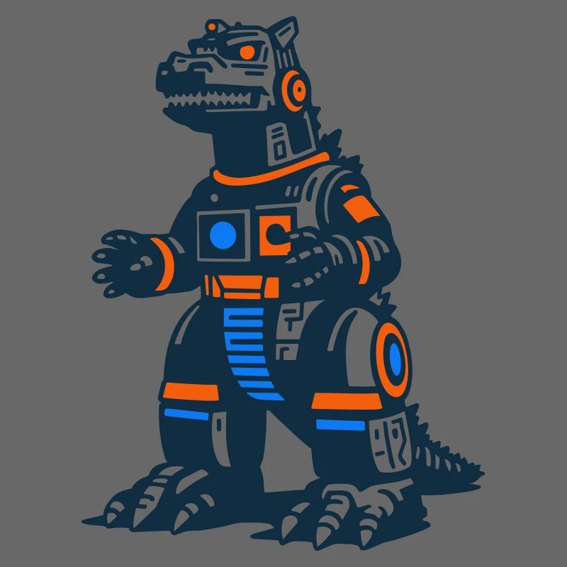 Futuristic Dinosaur Mecha