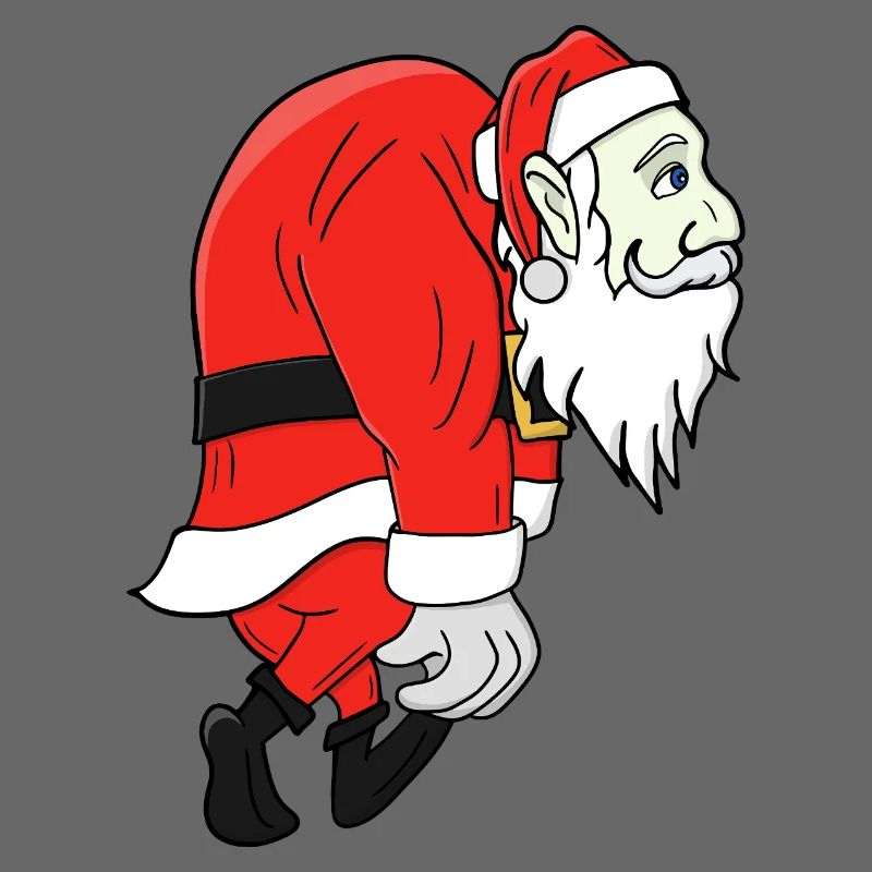 Müder Weihnachtsmann