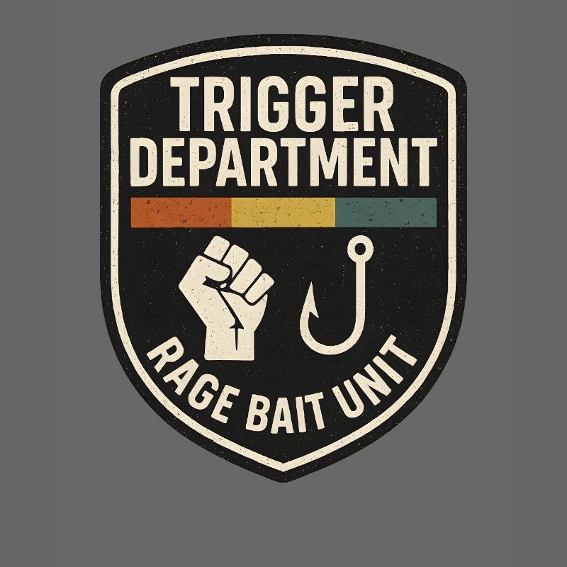 Trigger Department Rage Bait Patch, Lustig
