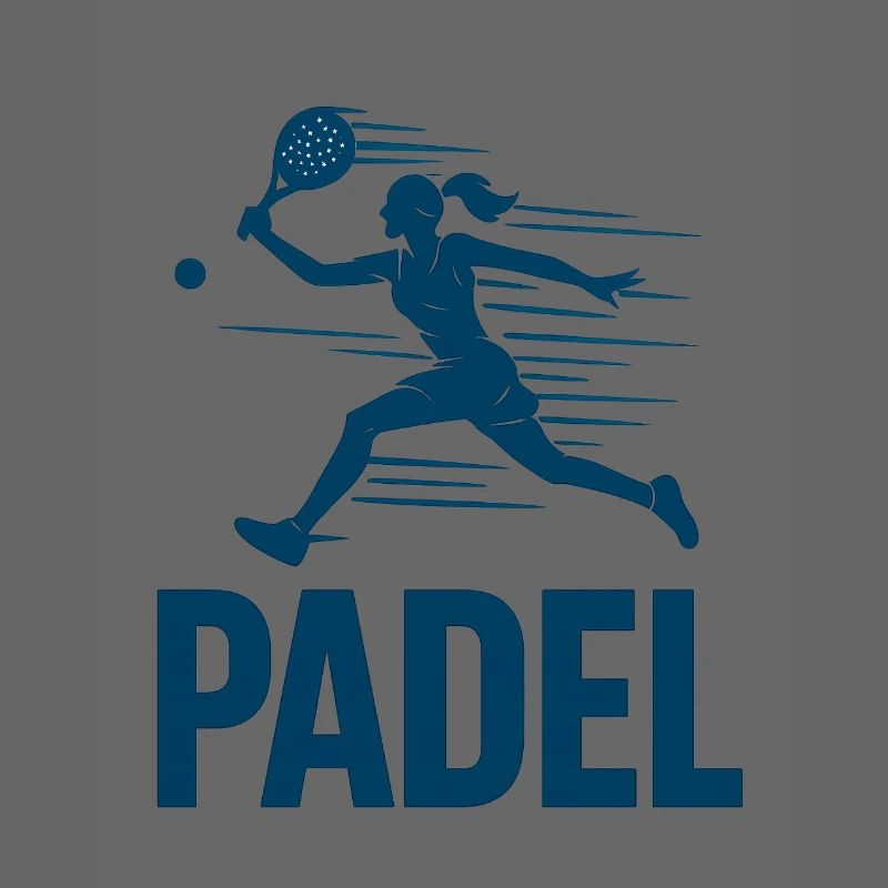 Padel Sprinter Silhouette