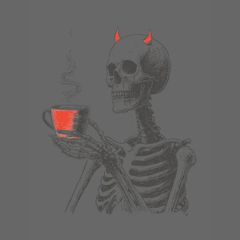 Devilish Coffee Skeleton
