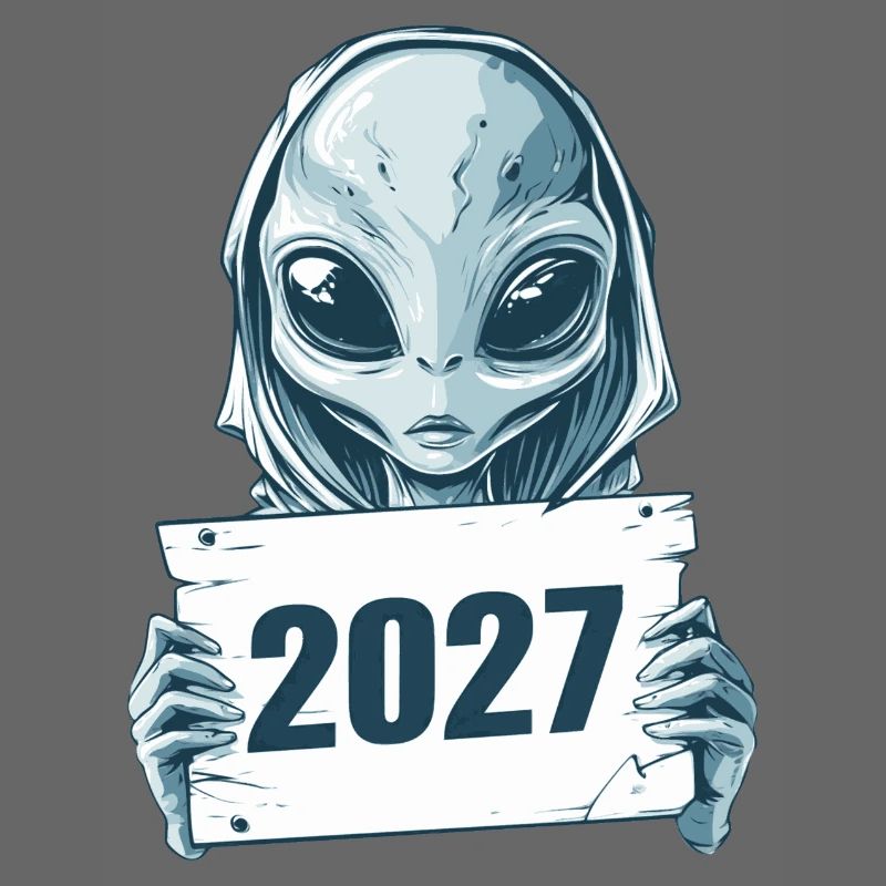Extraterrestre bleu clair 2027