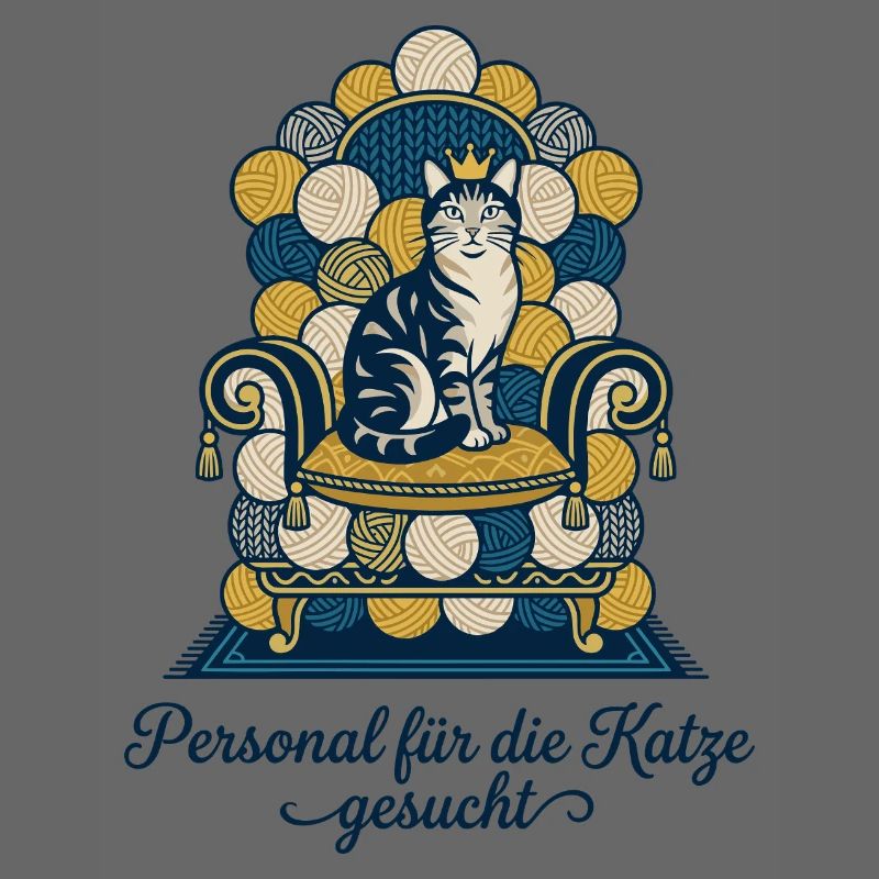 Katze Thron Personal Spruch