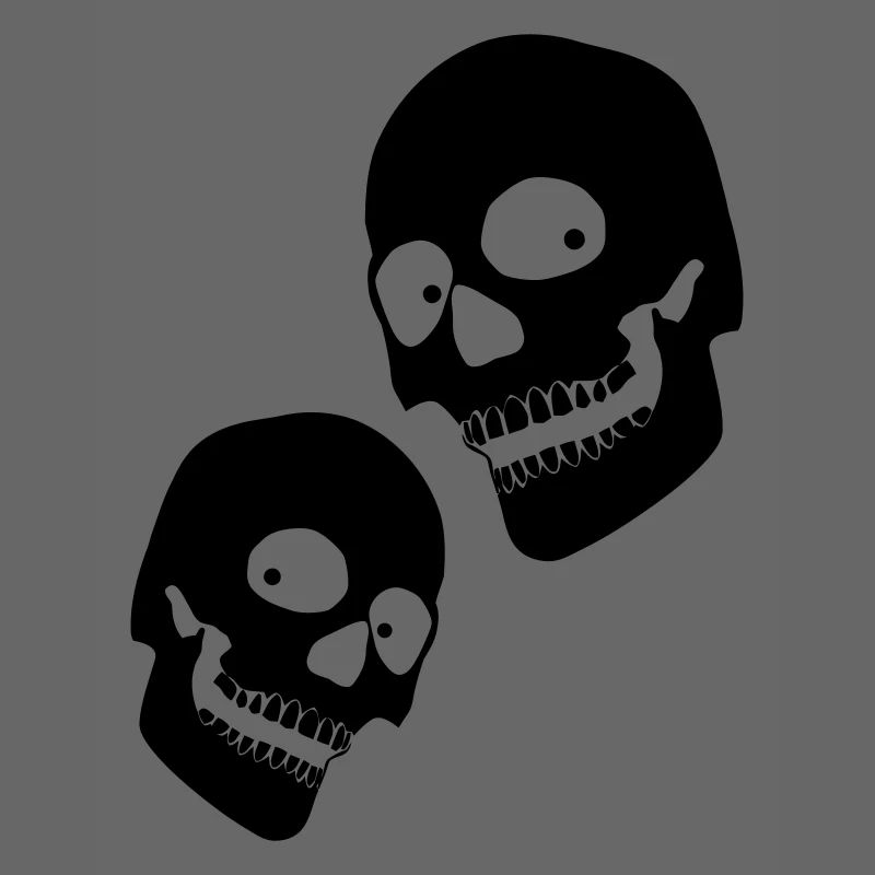 2 skulls