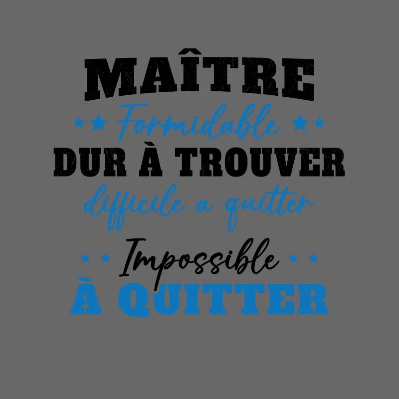 Maître formidable idée cadeau maître d'école