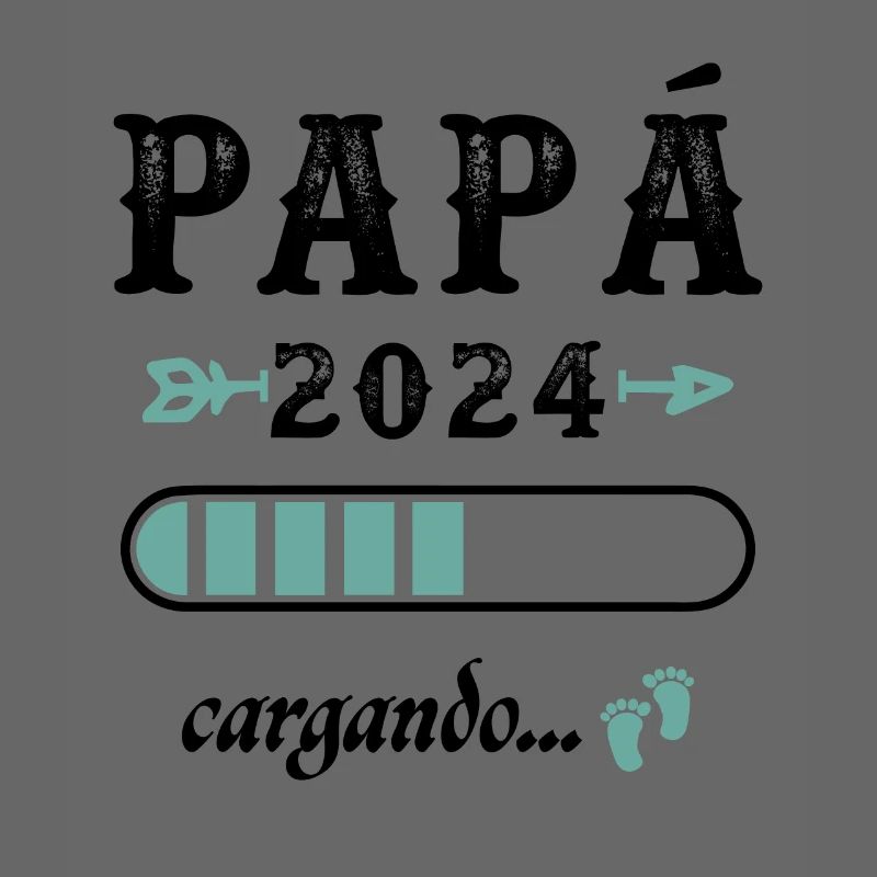 Papa 2024 Loading Geschenk Zukunft Vater