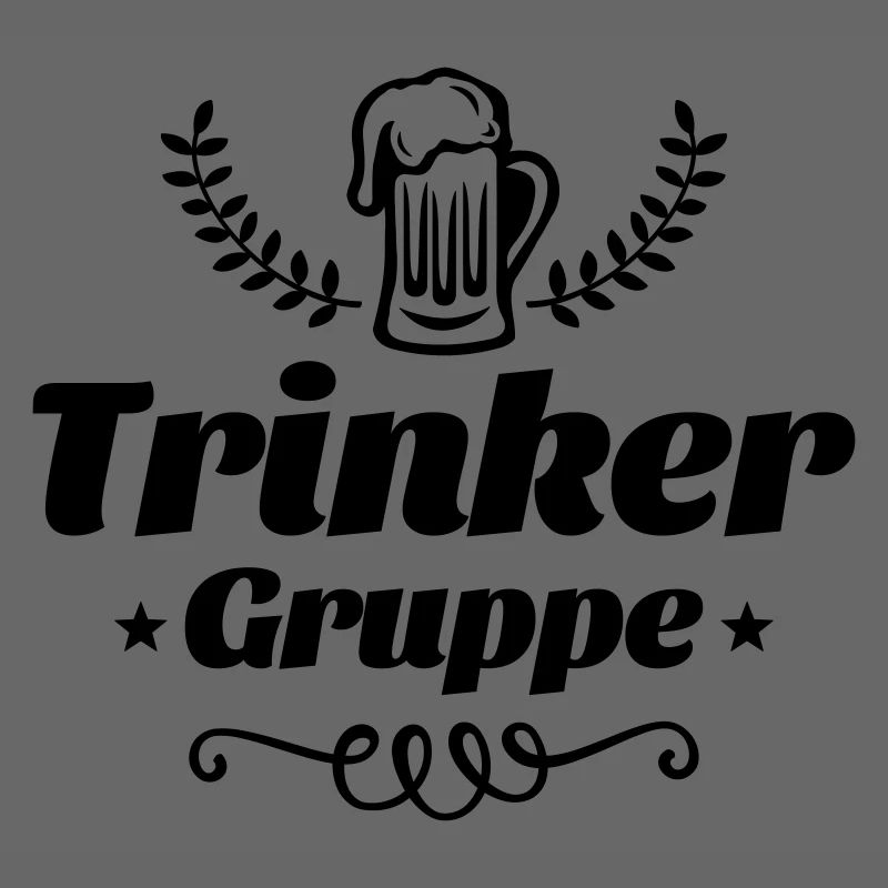 trinker gruppe bier